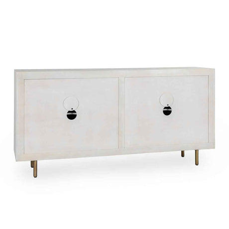 Norwood 4 Door Buffet - Coastal White by Classic Home at Eve Furniture