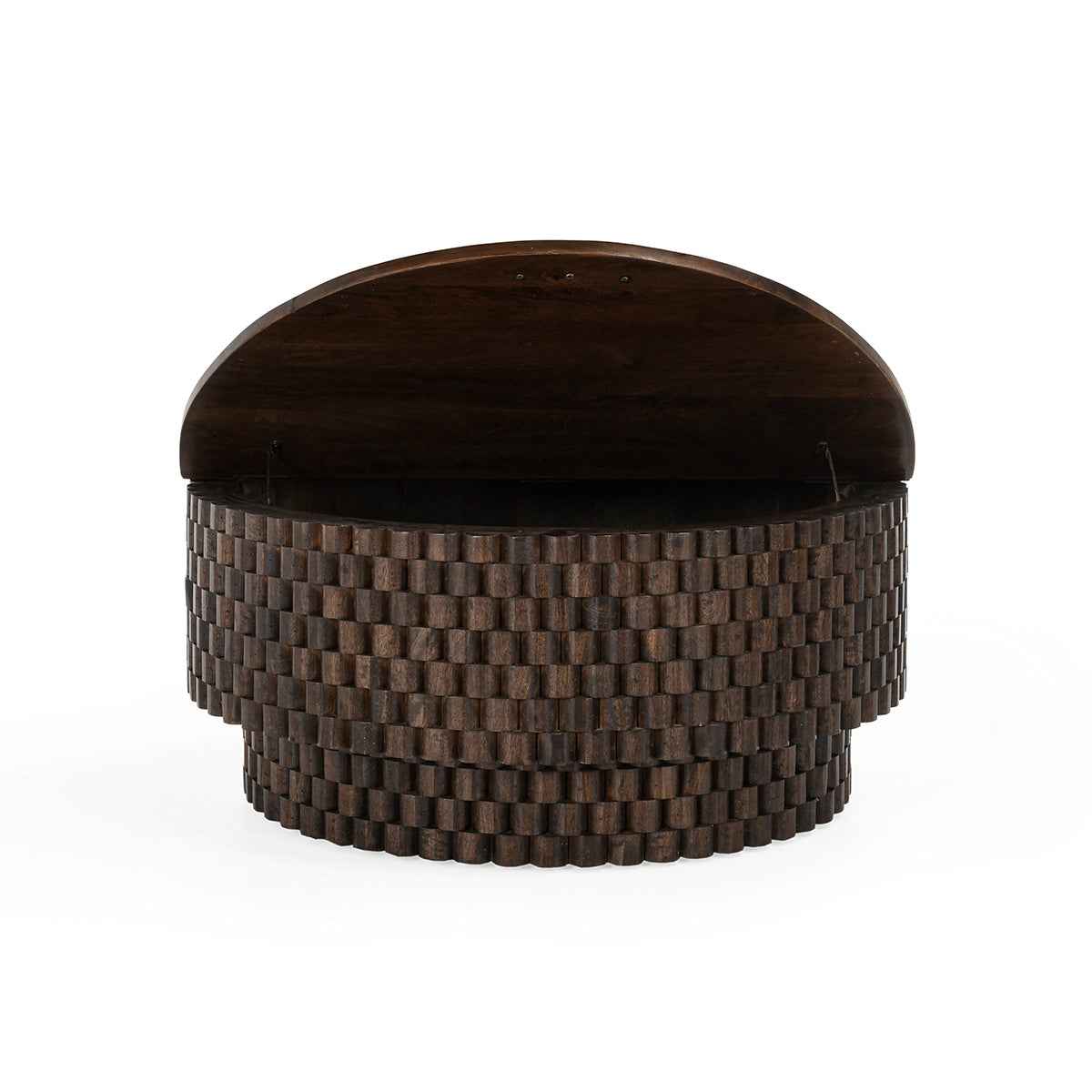 Norwood Bark Brown Round Coffee Table by Classic Home at Eve Furniture
