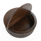 Norwood Bark Brown Round Coffee Table by Classic Home at Eve Furniture