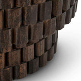 Norwood Bark Brown Round End Table by Classic Home at Eve Furniture