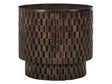 Norwood Bark Brown Round End Table by Classic Home at Eve Furniture