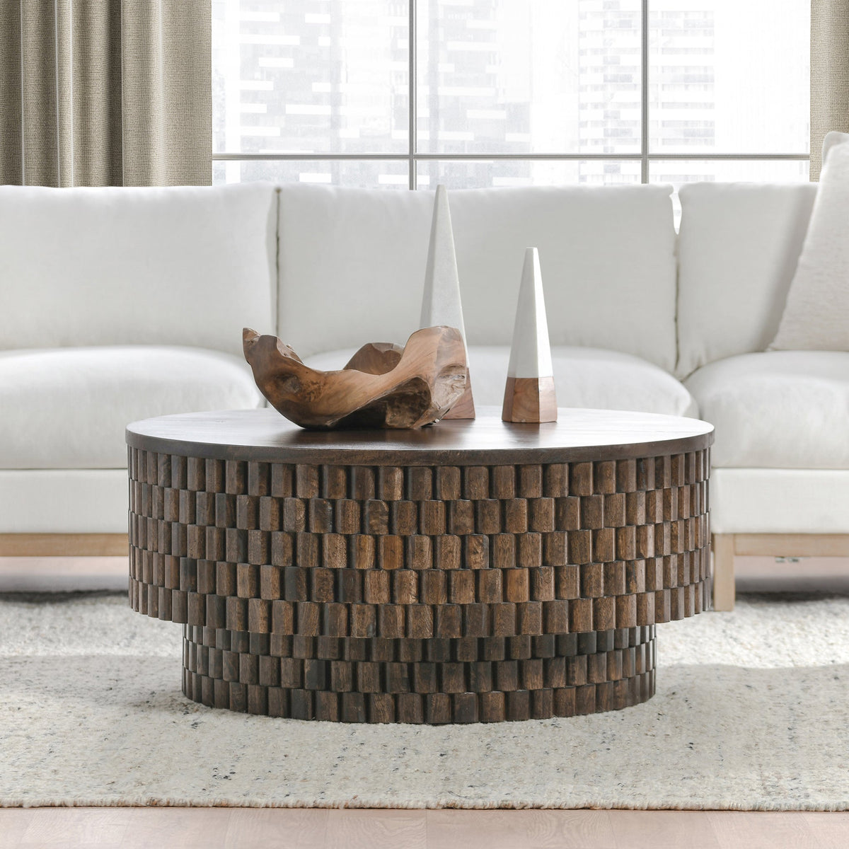 Norwood Coffee Table with Casters by Classic Home at Eve Furniture