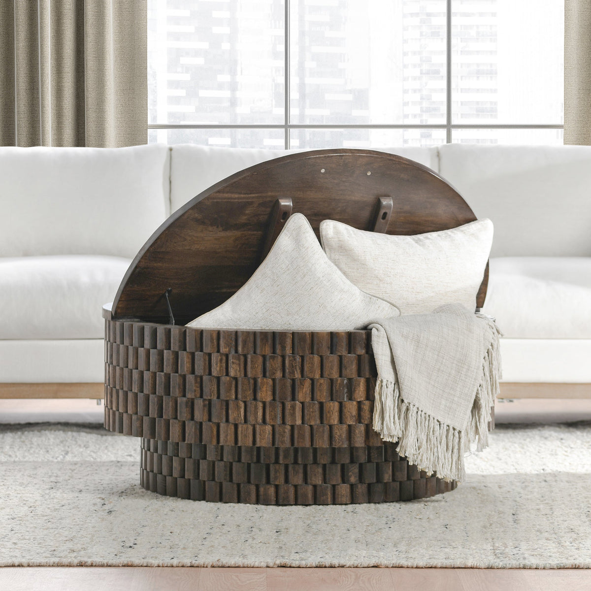 Norwood Coffee Table with Casters by Classic Home at Eve Furniture