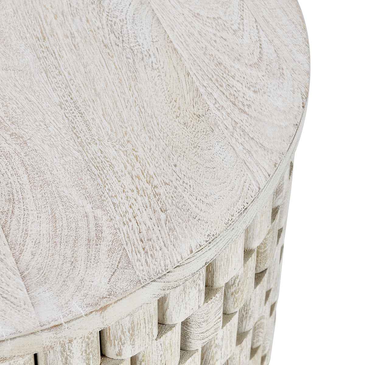 Norwood Cream 25" Round End Table by Classic Home at Eve Furniture