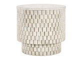 Norwood Cream 25" Round End Table by Classic Home at Eve Furniture