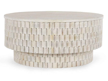 Norwood Cream Round Coffee Table by Classic Home at Eve Furniture