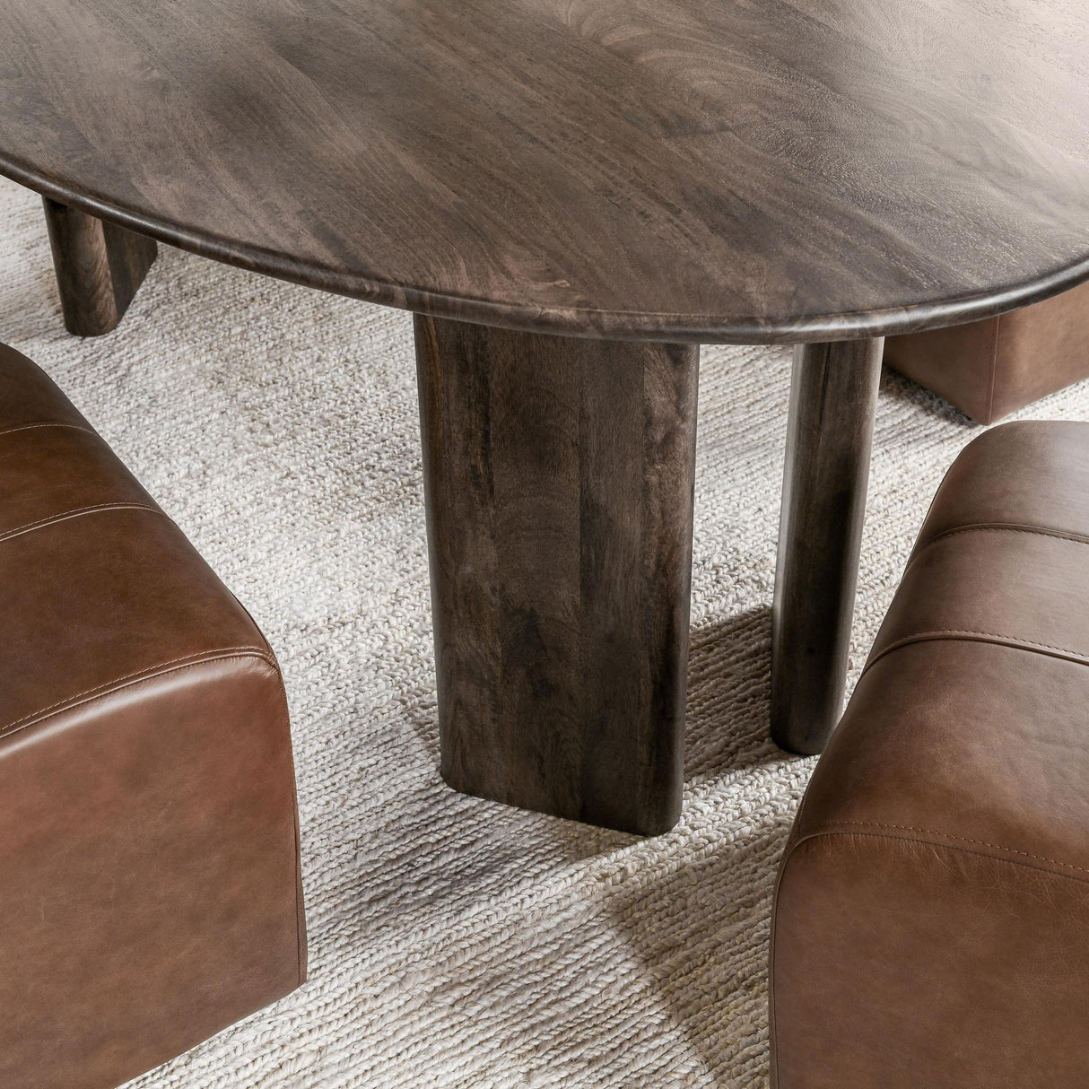 Norwood Dining Table - Bark Brown by Classic Home at Eve Furniture