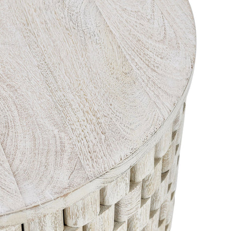 Norwood Coastal White 25 End Table by Classic Home at Eve Furniture