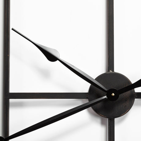 Norwood Square Oversized+ Industrial Wall Clock by Mercana at Eve Furniture