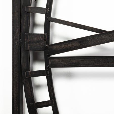 Norwood Square Oversized+ Industrial Wall Clock by Mercana at Eve Furniture