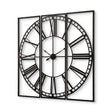 Norwood Square Oversized+ Industrial Wall Clock by Mercana at Eve Furniture