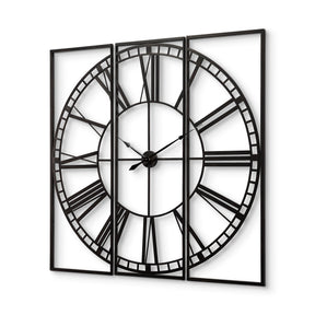 Norwood Square Oversized+ Industrial Wall Clock by Mercana at Eve Furniture