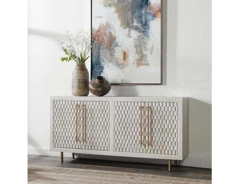 Norwood Whitewash Buffet by Classic Home at Eve Furniture