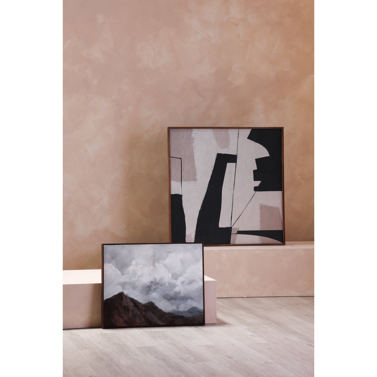 Nostalgia Warm Palette Framed Painting by Moe's Home at Eve Furniture