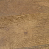Notts Brown Wood 2-Door Accent Cabinet by Mercana at Eve Furniture