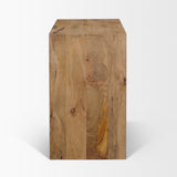 Notts Brown Wood 2-Door Accent Cabinet by Mercana at Eve Furniture