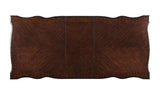 Nouvelle Brown Cherry/Espresso Dining Table Only by Furniture of America at Eve Furniture