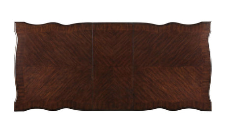 Nouvelle Brown Cherry/Espresso Dining Table Only by Furniture of America at Eve Furniture