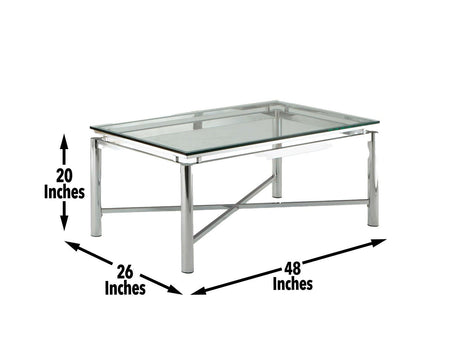 Nova Cocktail Table by Steve Silver at Eve Furniture