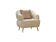 Nova Cream Chair by Furnia at Eve Furniture