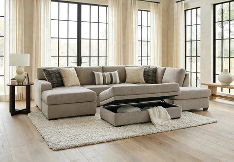 Nova Sand Double Chaise Sectional by Happy Homes at Eve Furniture