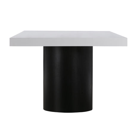 Nova White Lacquer 95" Rectangular Dining Table by TOV Furniture at Eve Furniture