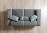 Belinda Gray Velvet Sofa 89" & Loveseat 69"