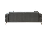 Belinda Gray Velvet Sofa 89" & Loveseat 69"