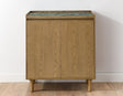 Novato Light Chestnut Sintered Stone Cabinet by Steve Silver at Eve Furniture