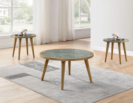 Novato Sintered Stone 3-Piece Table Set by Steve Silver at Eve Furniture