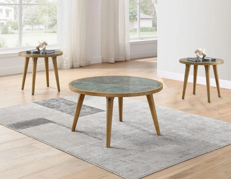 Novato Sintered Stone 3-Piece Table Set by Steve Silver at Eve Furniture