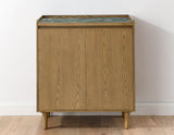 Novato Light Chestnut Sintered Stone Cabinet by Steve Silver at Eve Furniture