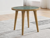 Novato Sintered Stone End Table by Steve Silver at Eve Furniture