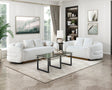 Novella White Living Room Set by Homelegance at Eve Furniture