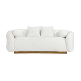 Novella White Living Room Set by Homelegance at Eve Furniture