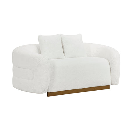 Novella White Living Room Set by Homelegance at Eve Furniture