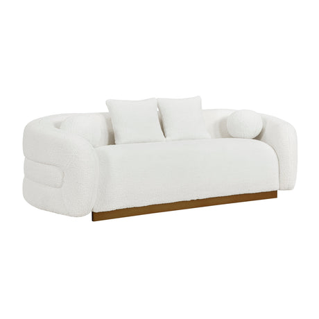 Novella White Sofa by Homelegance at Eve Furniture