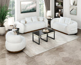Novella White Sofa by Homelegance at Eve Furniture