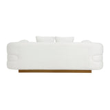 Novella White Sofa by Homelegance at Eve Furniture