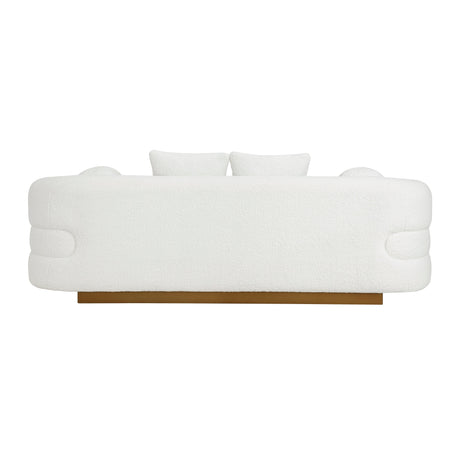 Novella White Sofa by Homelegance at Eve Furniture
