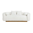 Novella White Sofa by Homelegance at Eve Furniture