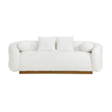 Novella White Sofa by Homelegance at Eve Furniture