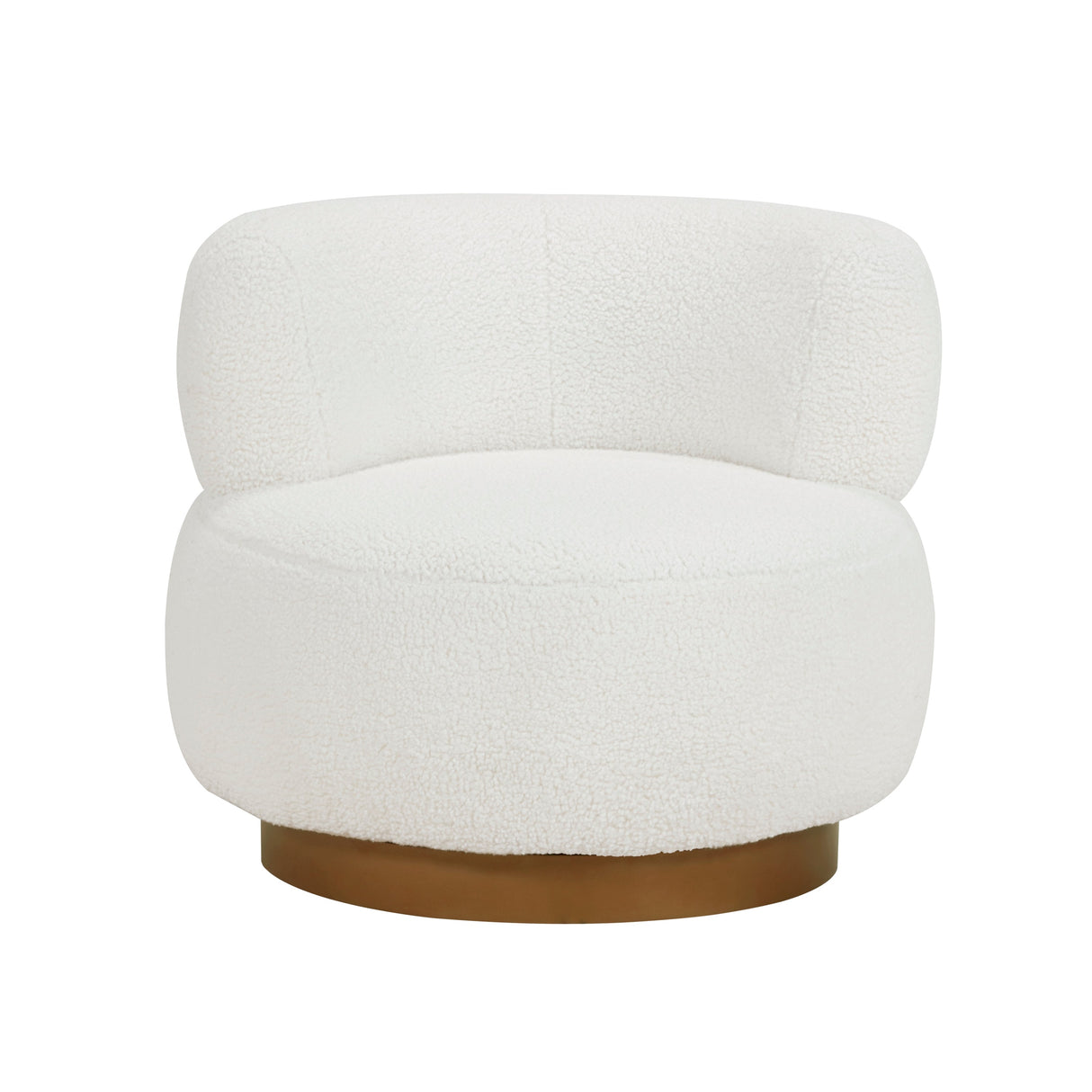 Novella White Swivel Chair by Homelegance at Eve Furniture