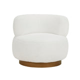 Novella White Swivel Chair by Homelegance at Eve Furniture