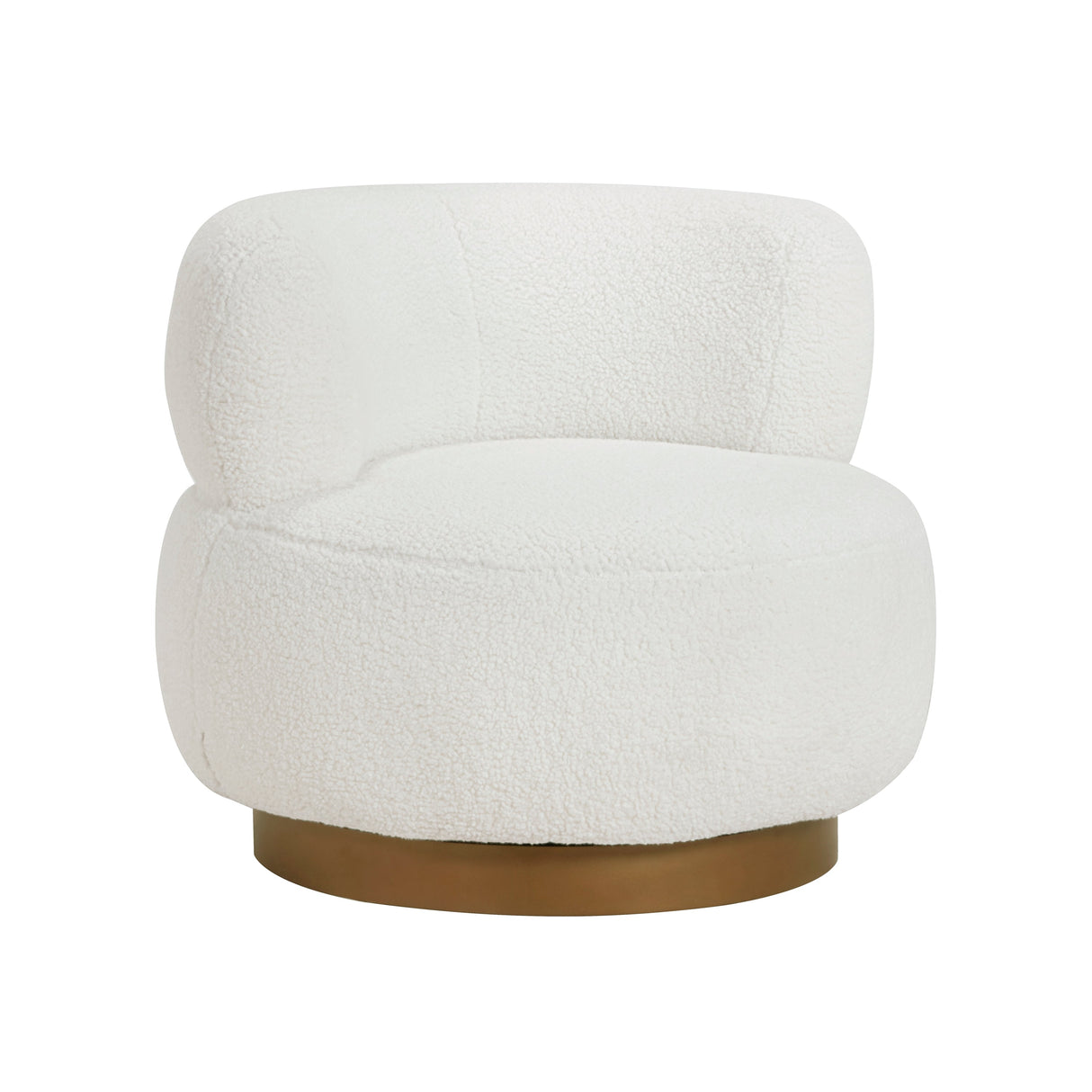 Novella White Swivel Chair by Homelegance at Eve Furniture