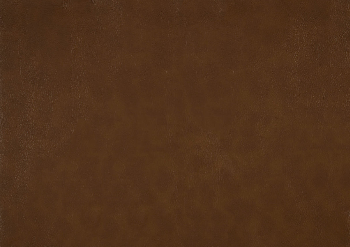 November Brown Leather Channel Back Swivel Chair by Homelegance at Eve Furniture