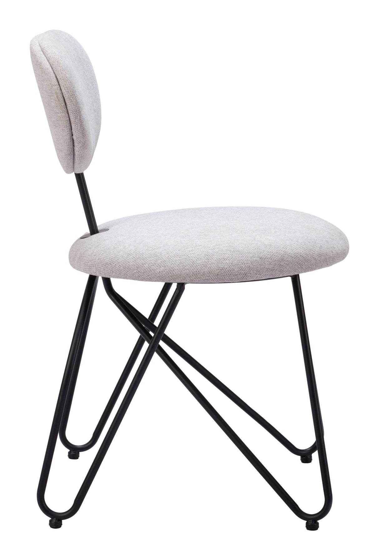 Novi Dove Gray Dining Chair (Set of 2) by Zuomod at Eve Furniture