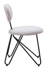 Novi Dove Gray Dining Chair (Set of 2) by Zuomod at Eve Furniture