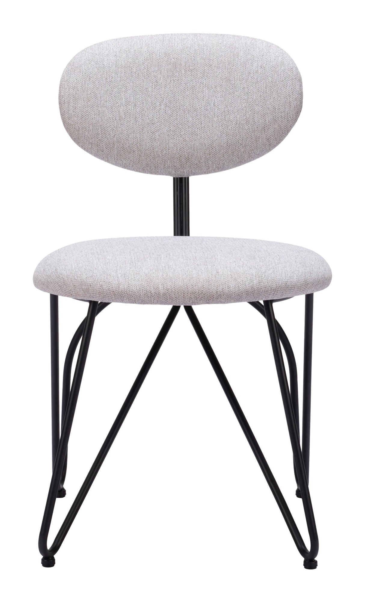 Novi Dove Gray Dining Chair (Set of 2) by Zuomod at Eve Furniture