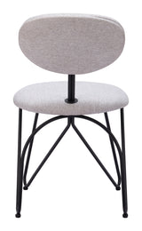 Novi Dove Gray Dining Chair (Set of 2) by Zuomod at Eve Furniture